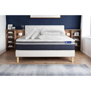 Pacchetto letto completo - Materasso 200x200cm + Box spring con doghe (kit) + 2 cuscini + Piumino - Actiflex Confort