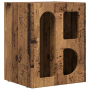 Comodino | Armadio da Notte | Mobiletto da notte Legno vecchio 40 x 35 x 50 cm Legno multistrato