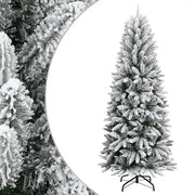 Albero di Natale Artificiale con Neve Floccata 120 cm PVC e PE 345188