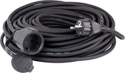 Cavo di allungamento in gomma - Bobina di protezione dei contatti - IP44 - 230 V/16 A - Lunghezza del cavo 5 metri - Nero