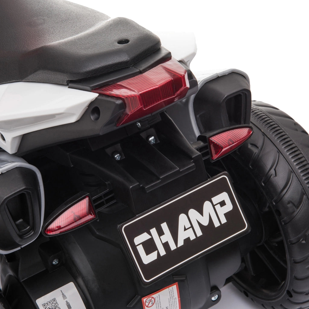 Moto Elettrica per Bambini ¨C zephmum ¨C Rosso con Luci e Musica