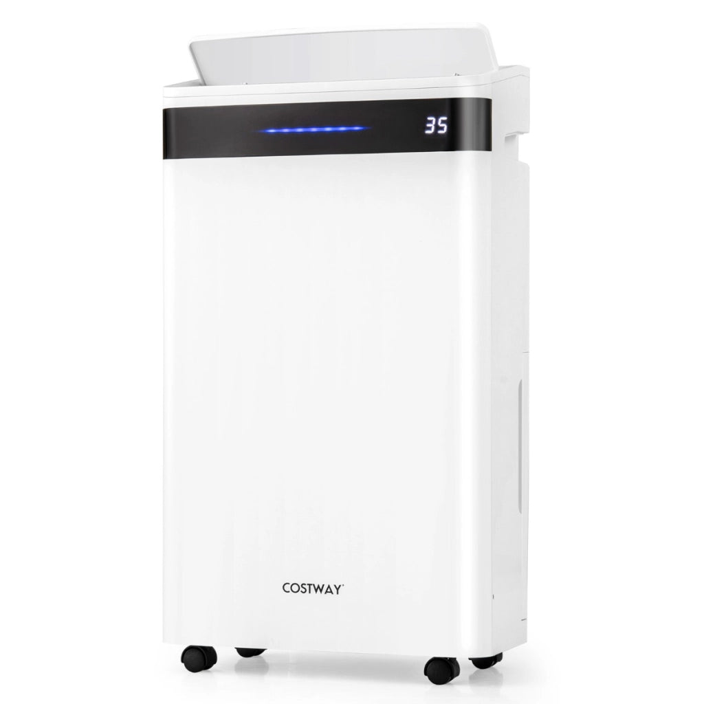 Deumidificatore 28,5 L per casa e seminterrato, Deumidificatore silenzioso 35©O con 4 modalit¨¤-Condizionatori aria