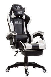Poltrona gaming IGNITE in similpelle bianco/nero