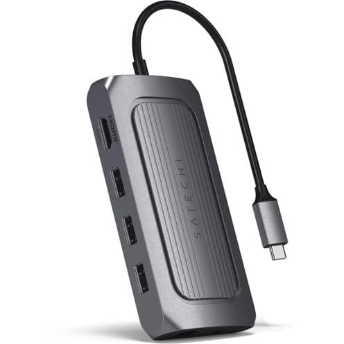Satechi USB4 Multiport adatt. con 8K HDMI grigio spazio