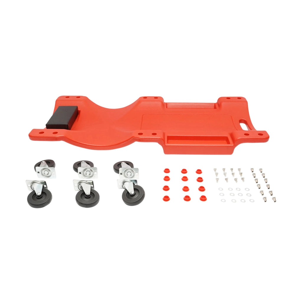 Letto mobile su ruote per officina auto dimensioni 920x405x110mm Breckner Germany