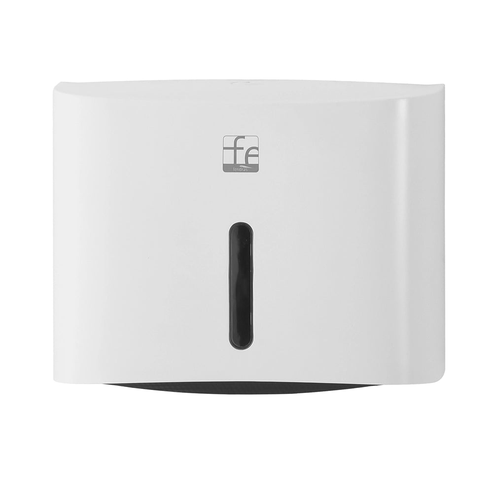 Distributore di salviette max 200 pz per carta piegata in ABS bianco