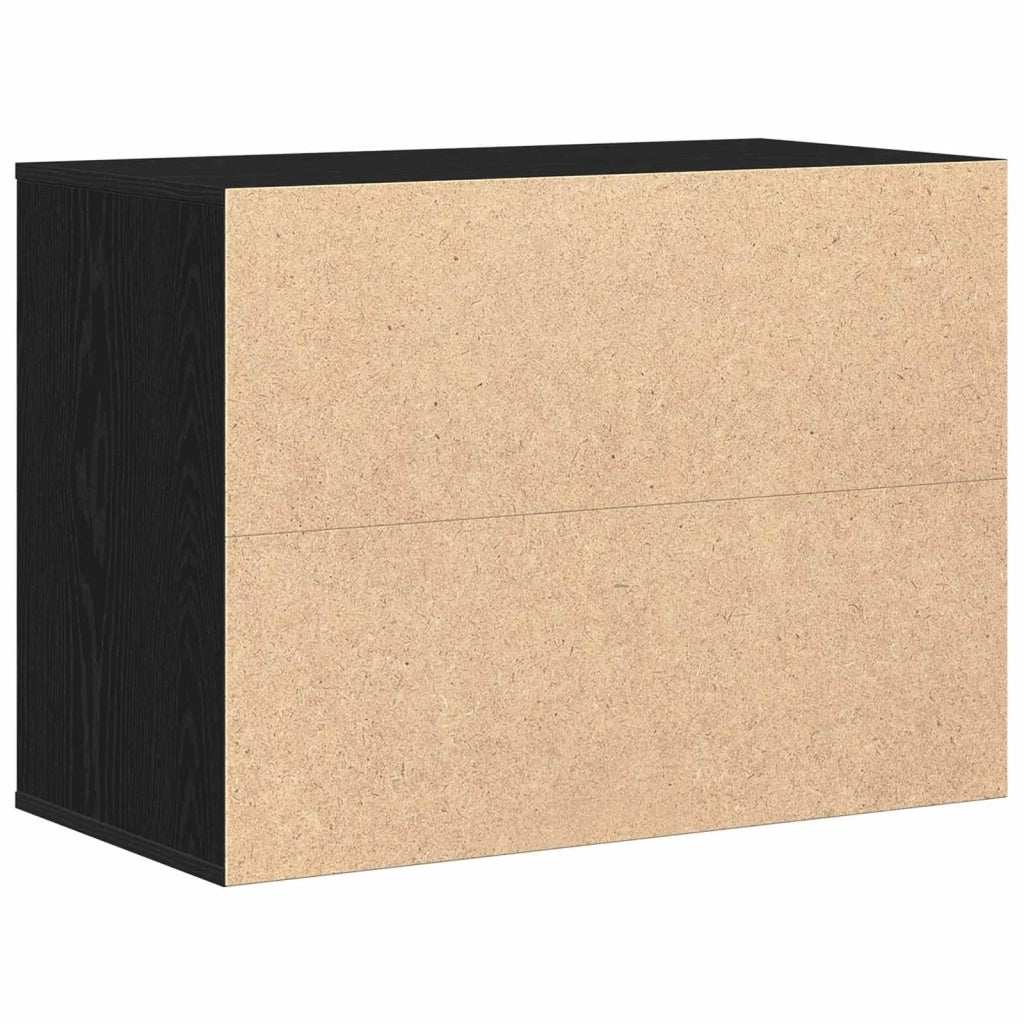 Mobile con Cassetti Nero 80 x 41 x 58 cm Legno multistrato CFW6716428