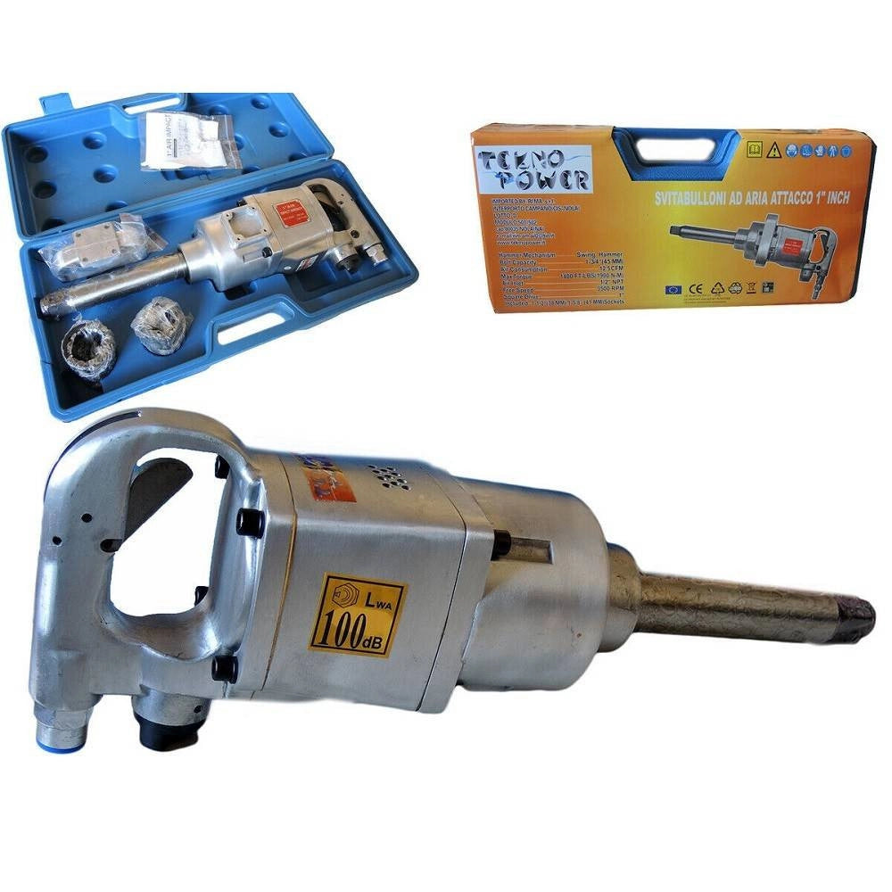 Trade Shop - Avvitatore Pneumatico 1'' Aria Compressa Pistola Svitabulloni Camion Bus Trattori -