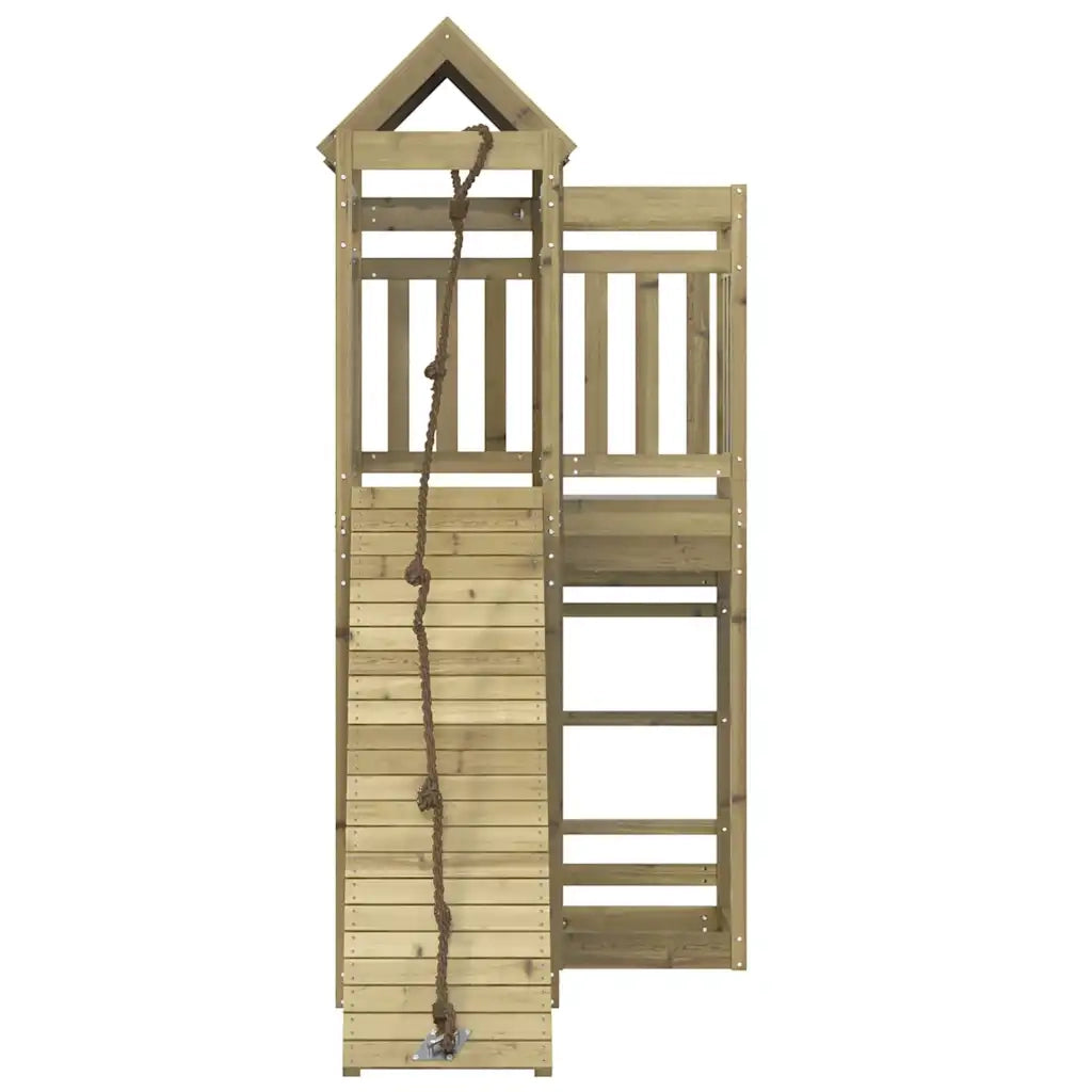 Set da Gioco da Esterno in Legno di Pino Impregnato
