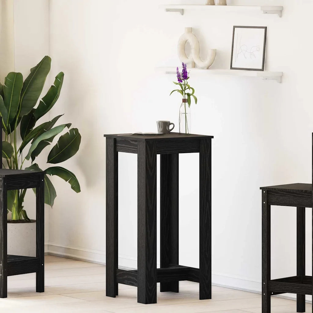 Tavolo da bar Rovere Nero 51 x 50 x 103.5 cm Legno multistrato 868078
