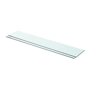 Mensole in Vetro Trasparente 2 pz 80x15 cm cod mxl 33279