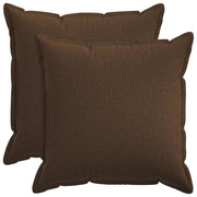 Cuscino con cuscino HOUTEN 2 pz Marrone Lino 935952