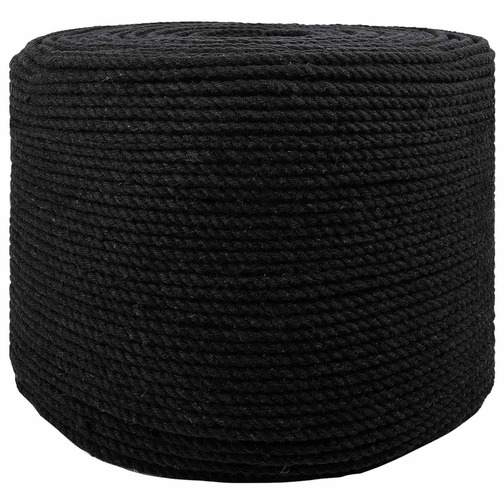 Corda Nero 0,6 x 0,6 x 10000 cm Cotone