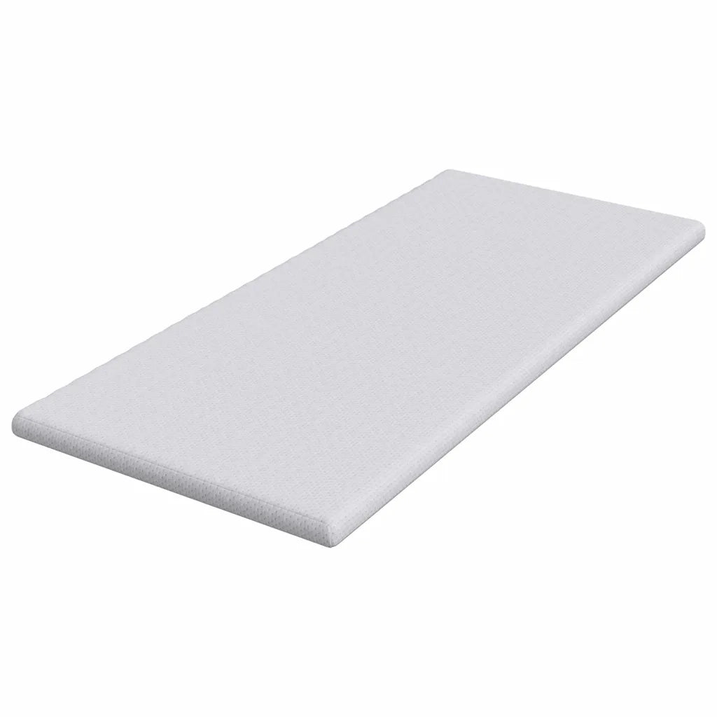 Topper per materasso Bianco 100 x 200 cm Tessuto Jacquard CFW5038441
