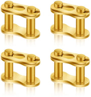 Connettori per Motocicletta - Catena Pocket Bike - Master Link in Oro - Adatto per 50cc 70cc 90cc 110cc 125cc - 4 pezzi