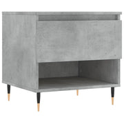 Tavolino da salotto | Tavolino da caff¨¨ | Tavolino da Soggiorno Grigio Cemento 50x46x50cm Legno Multistrato