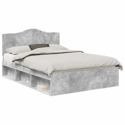 Letto matrimoniale | Letto per adulti | Struttura del letto Grigio Concret¨¨ 150 x 200 cm Pino massello