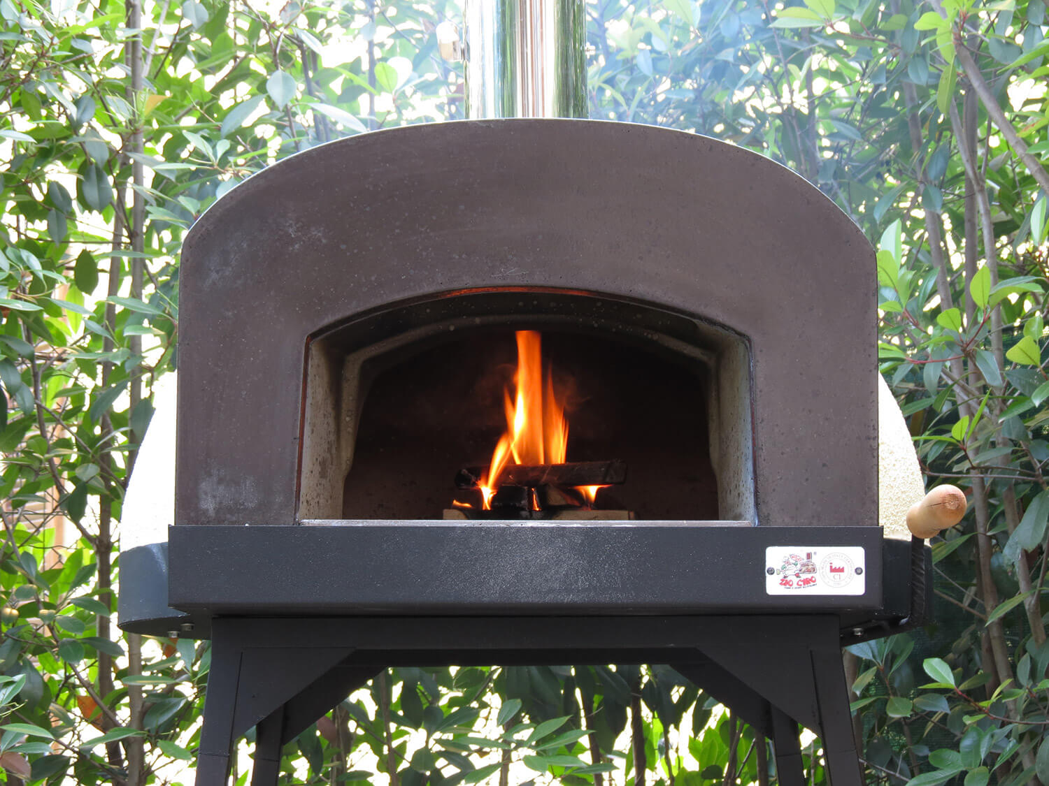 Forno a Legna da Esterno Cottura Diretta in Refrattario Zio Ciro Subito Cotto 60