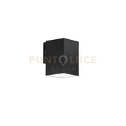 APPLIQUE LED POLO NERA QUADRATA 8W 980LM CCT 3000K / 4000K IP65 7,8X9,9X11,6CM