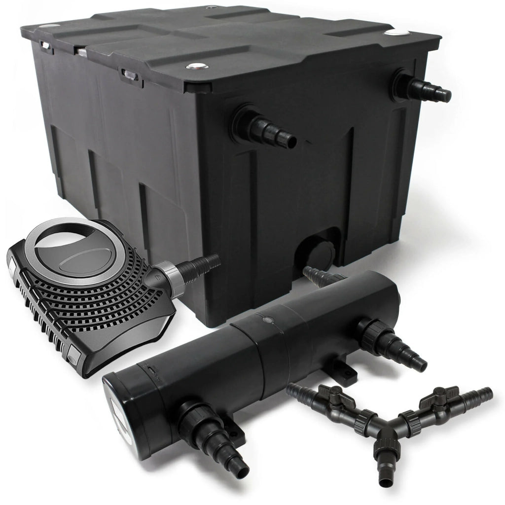 Kit di filtrazione per laghetti da 60.000 litri: sterilizzatore da 36 watt pompa da 80 watt (16_0001384)
