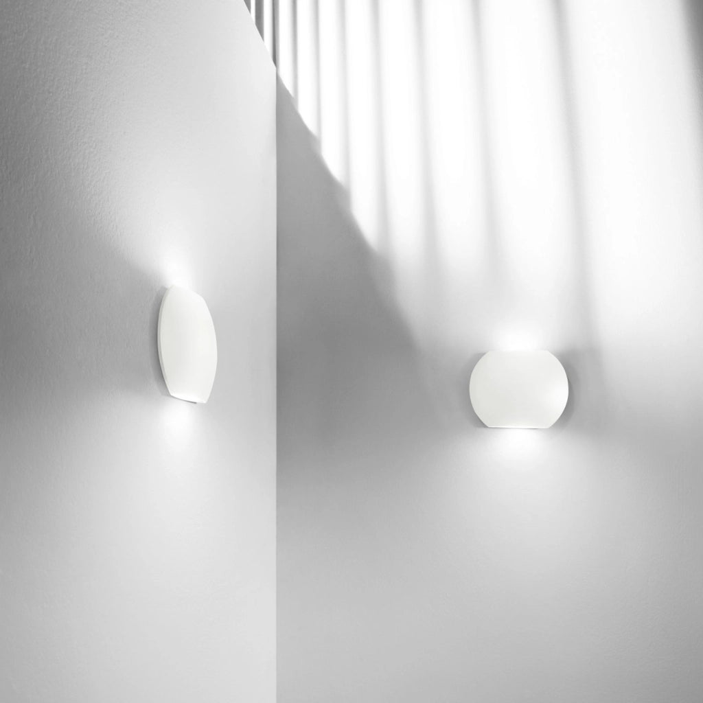 APPLIQUE BIEMISSIONE LED MIURA BIANCA 6W 520LM CCT 3000K / 4000K IP54 16X3,5X12,8CM