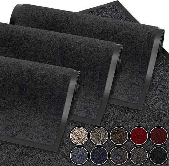 Matte Anticato 90x150 cm | Tappeto di Entrata Idrorepellente Lavabile Duraturo Resistente alla Sporcizia | Tappeto Antiscivolo per Porta, Corridoio, Ingresso, Cucina, Camera da Letto