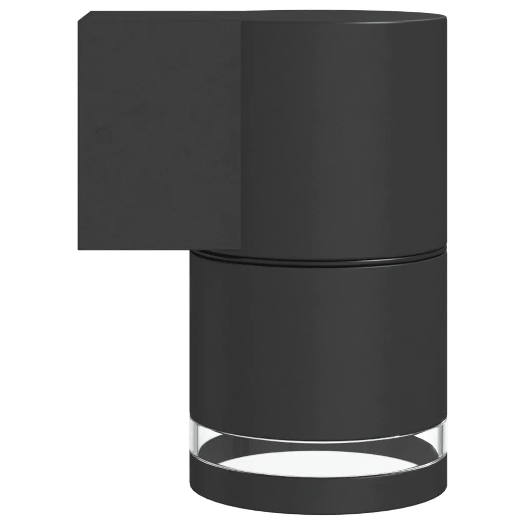 vidaXL Applique per Esterni Nera in Alluminio Pressofuso
