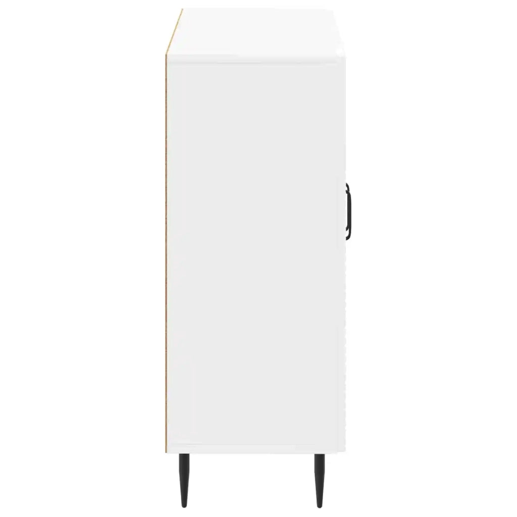 Mobiletto da Bagno HAARLEM Bianco Lucido 59,5 x 31 x 80 cm 896839
