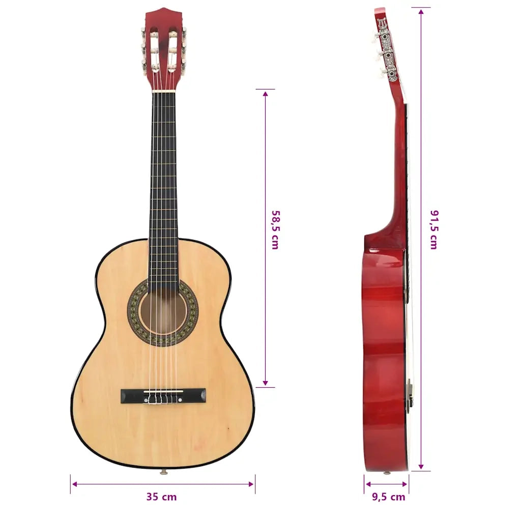 Chitarra Classica per Principianti e Bambini 3/4 36" in Tiglio CFW5932795