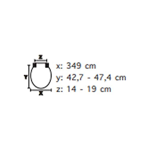 Coprivaso copriwater Durolux sedile Pescara 2206ST000 Carrara e Matta