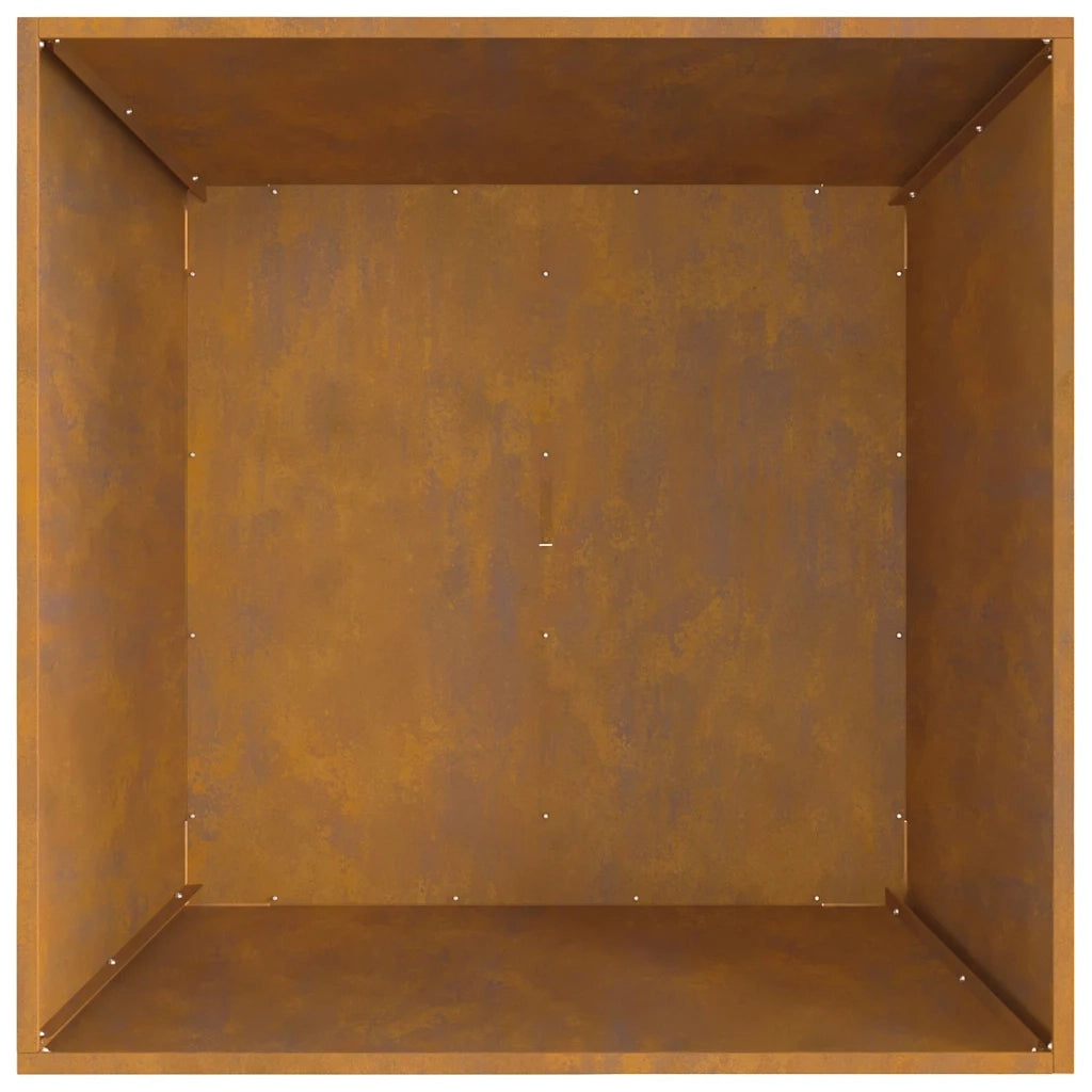 Focolare-Stufa-Camino Marrone 80 x 80 x 40 cm Acciaio 270444