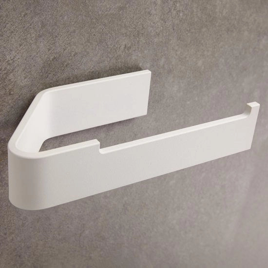Sostegno per carta igienica senza perforazione | Sostegno per carta igienica ad aggancio adesivo | Sostegno per carta igienica da bagno | Sostegno per carta igienica adesivo | Sostegno per carta igienica bianco | Design moderno
