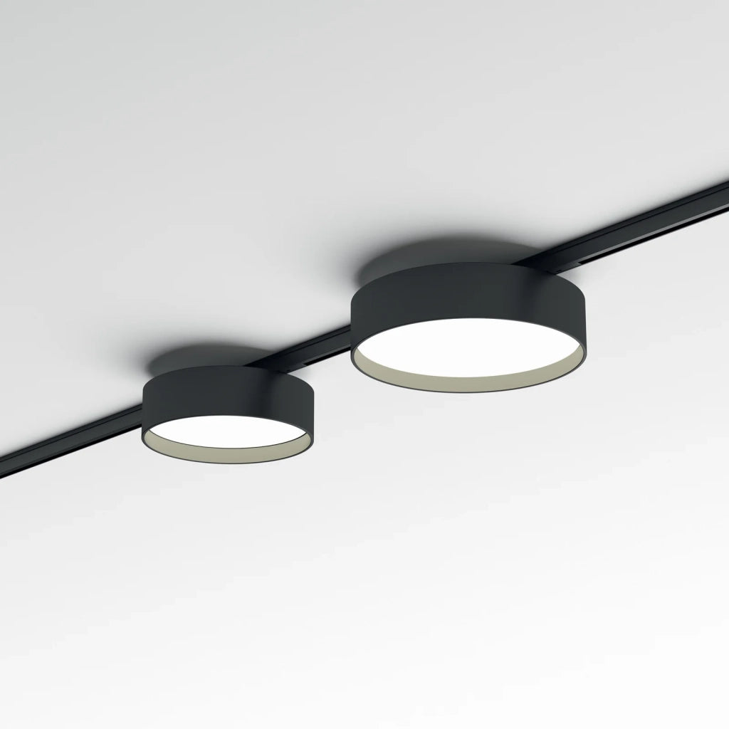 Sistema Lineare Deva LED 10W Luce Calda 3000K Nero Ideal Lux