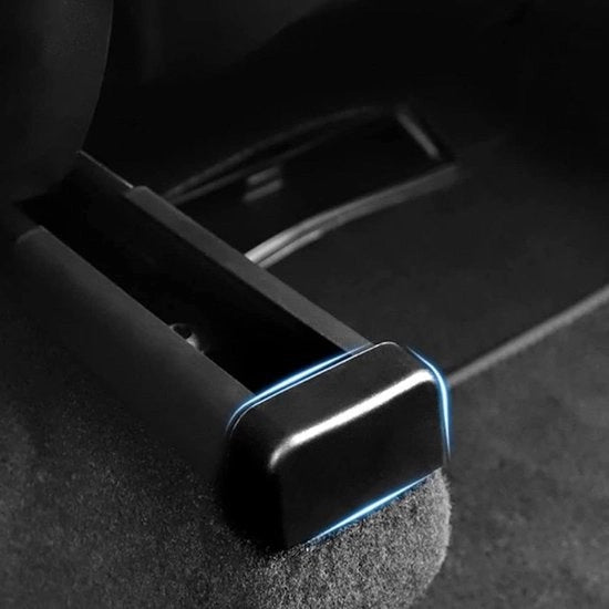 Copertura per rail di avvicinamento della sedia posteriore 4 pezzi Auto Copertura per rail di avvicinamento della sedia posteriore Anti-kick con ABS Shockproof Sostituzione per Modello 3 Y 2021-2023
