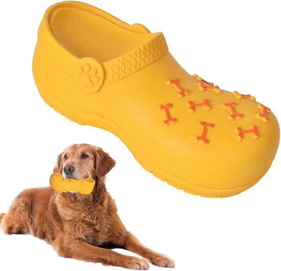 Giocattolo interattivo per cani - Cuscino da mordere in gomma per cani di tutte le taglie - Suono acustico e resistente all'usura - Pulisce i denti - Adatto a cani di piccole, medie e grandi taglie