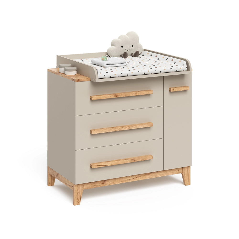 Vitalispa Fasciatoio Cashmere/Artigianale 98 x 98 cm con cassetti