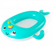 Trade Shop - Canotto Forma Narvalo Canottino Gonfiabile Piscina Mare 118x89 Cm Bambini 34120 -