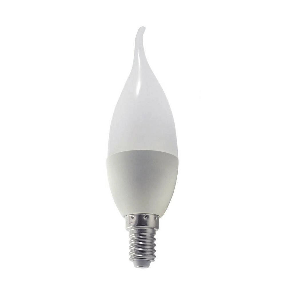 Trade Shop - Lampadina Led 6 Watt Colpo Di Vento Luce 6500k 3000k 4000k Illuminazione C3703 - -bianco Freddo      -