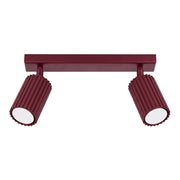 Plafoniera KARBON 2 bordeaux