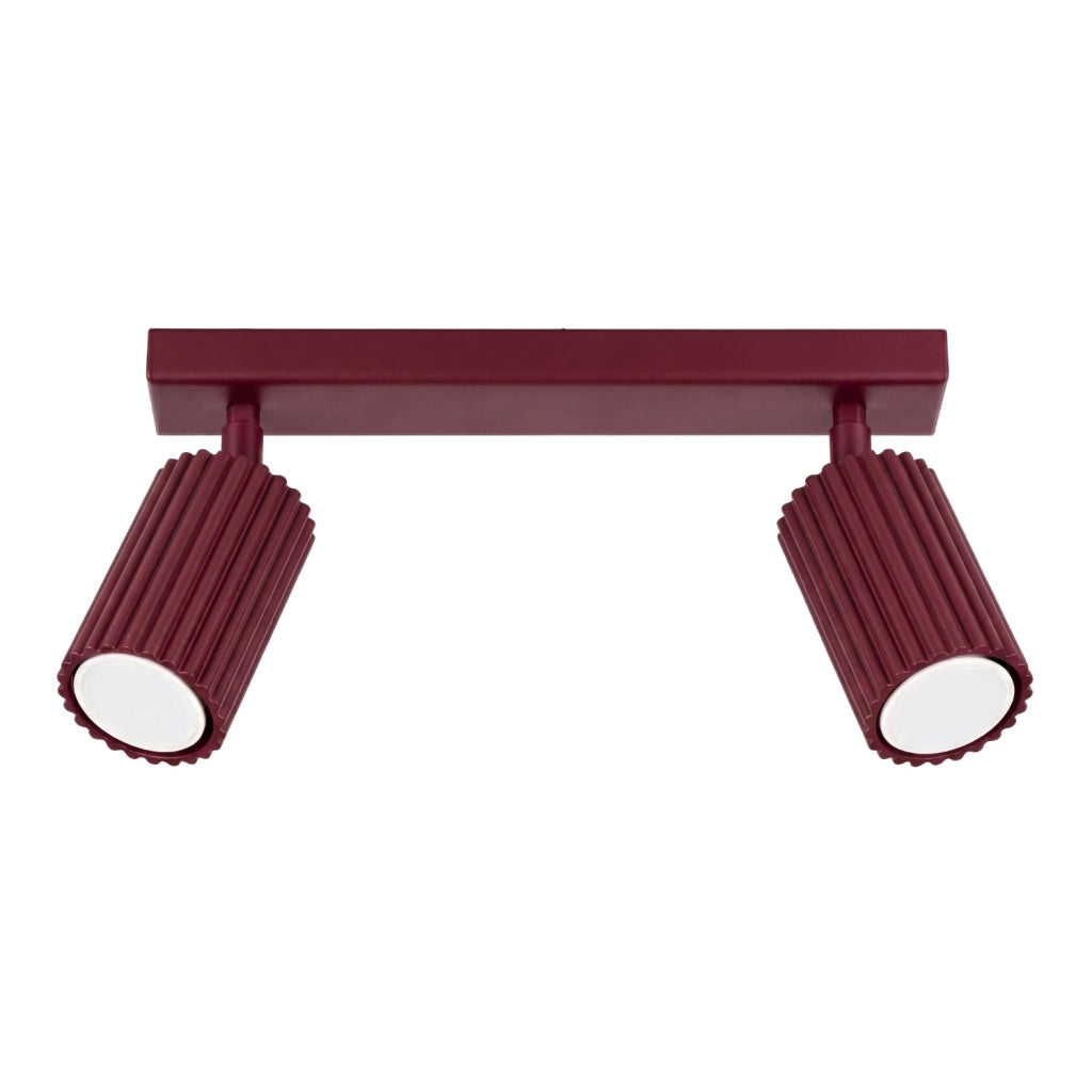 Plafoniera KARBON 2 bordeaux