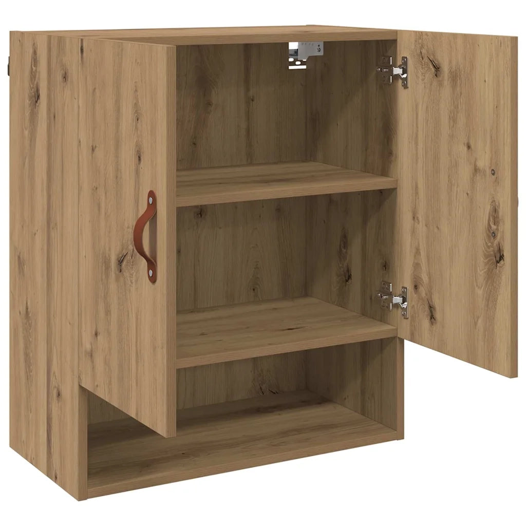 Armadietto a muro rovere artigianale 60 x 31 x 70 cm 879532