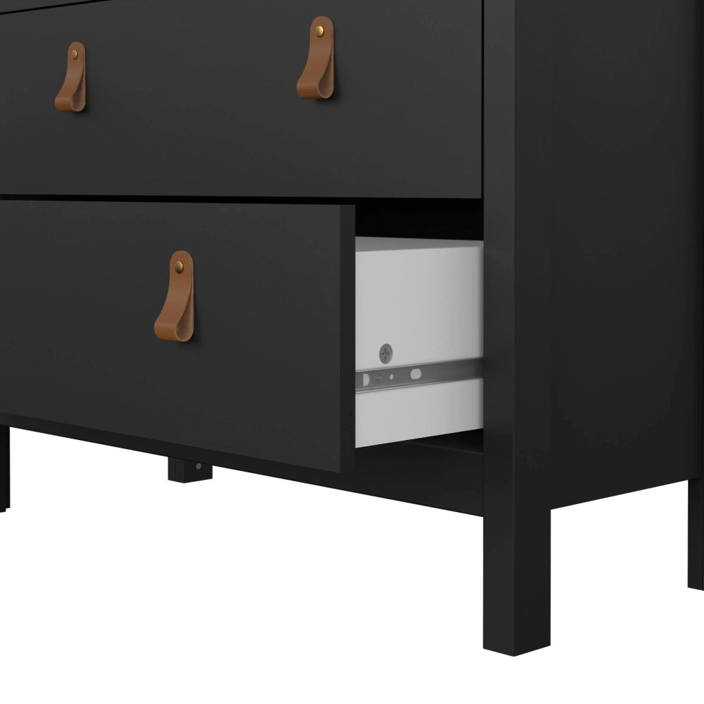 Vetrina Lazio, Credenza espositiva, Vetrinetta multiuso, Madia da soggiorno, 78x33 h199 cm, Nero