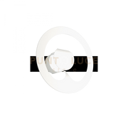 FUEL APPLIQUE-PLAFONIERA 1 LUCE BIANCO 1170-1-BI