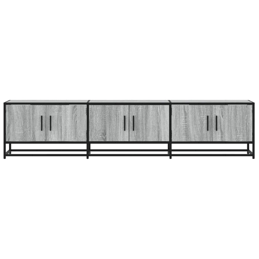 Mobile Porta TV Grigio Sonoma 180x35x41 cm in Truciolato 3300788