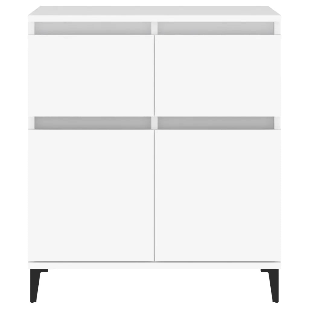 Credenza | Madia | Buffet da pranzo | Armadio da pranzo Bianca 60x35x70 cm in Legno Multistrato