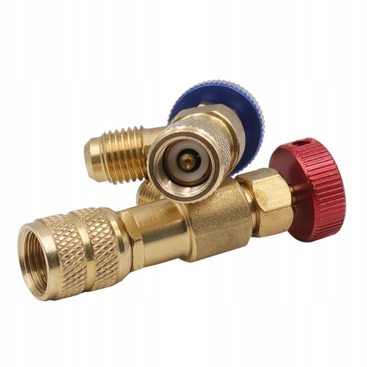 Valvola di Ricarica per Sistemi di Refrigerazione R22 – Alta Qualità, Filettatura 11mm, Colore Blu | Uso Professionale
