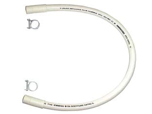 TUBO GAS METANO CON FASCETTE  cm.200