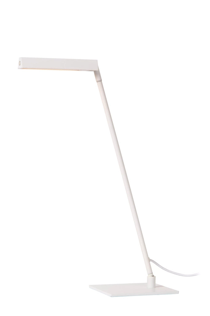 Lampada da scrivania bianca LED touch dimmer Lucide Lavale