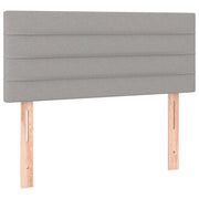 Testiera | Testata Grigio Chiaro 100x5x78/88 cm in Tessuto