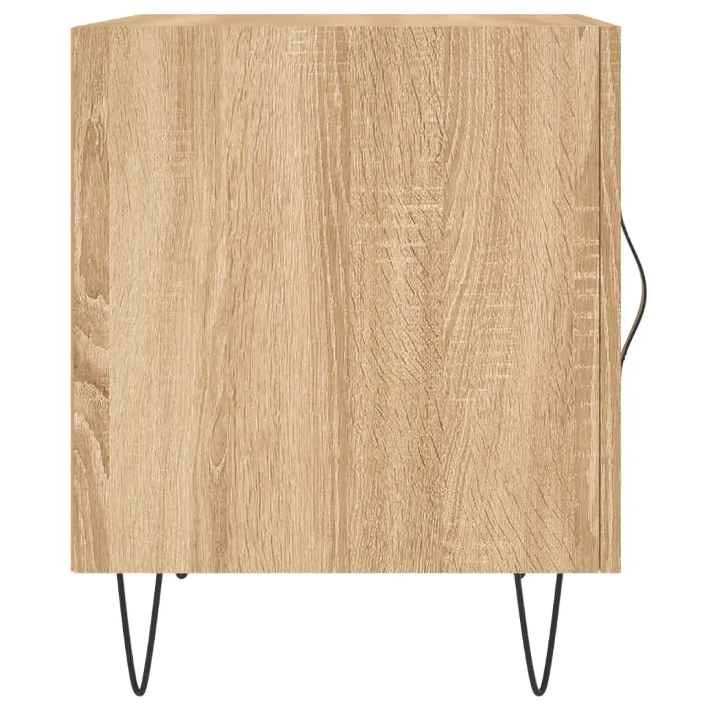 Comodino Rovere Sonoma 40x40x50 cm in Legno Multistrato 827554